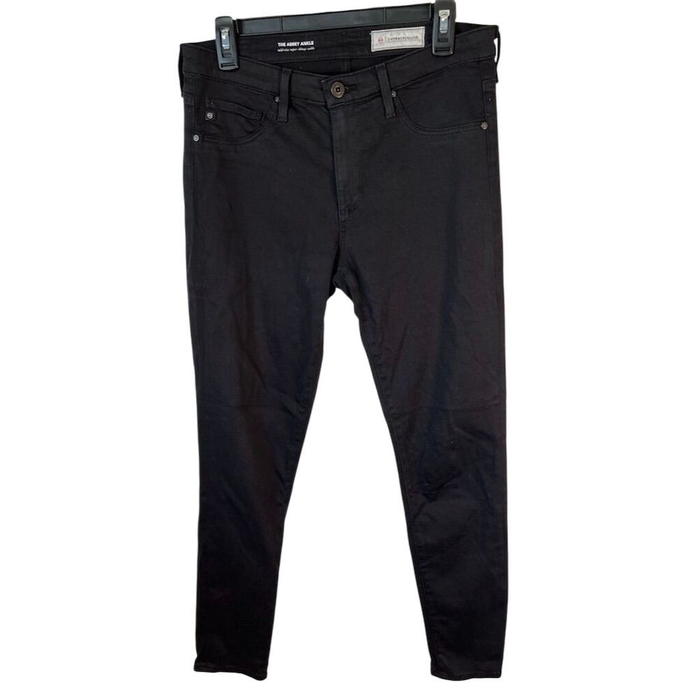 AG Adriano Goldschmied Women's Ankle Jeans Black Size 29 Slim Fit